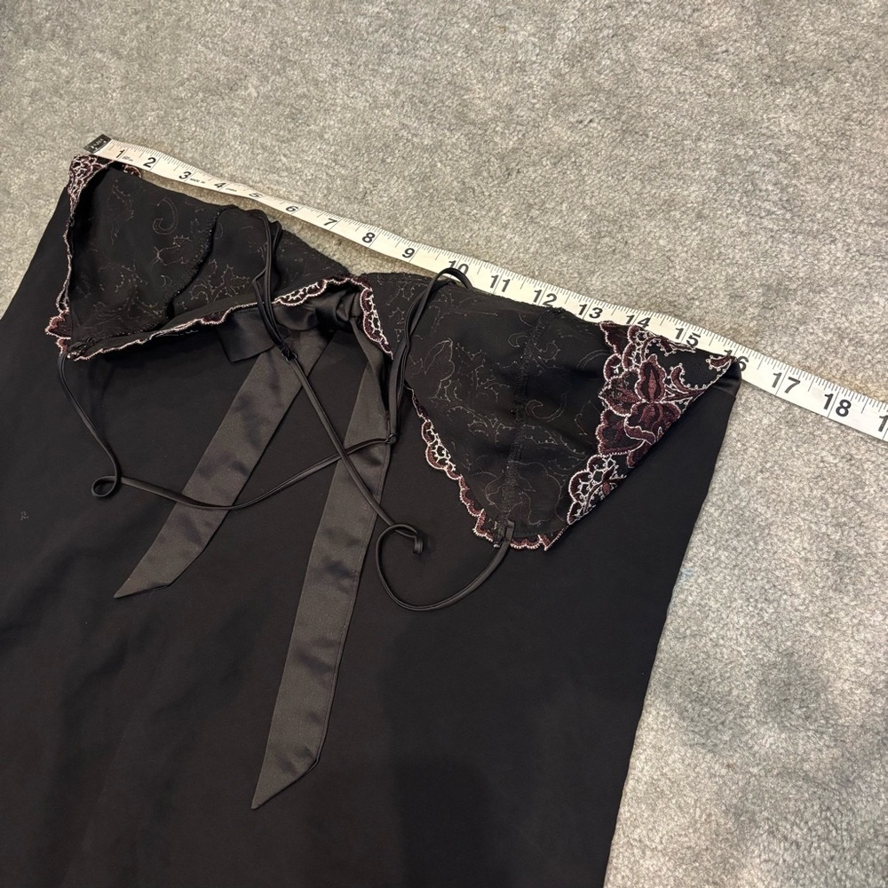 Janet Reger Silk Chemise Lingerie dress black pink embroidered babydoll - Picture 7 of 11